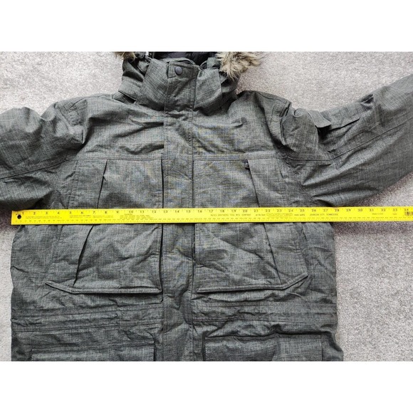 LL Bean Baxter State Parka Goose Down Winter Jacket Coat Gray Men’s Size XXL - Picture 9 of 12